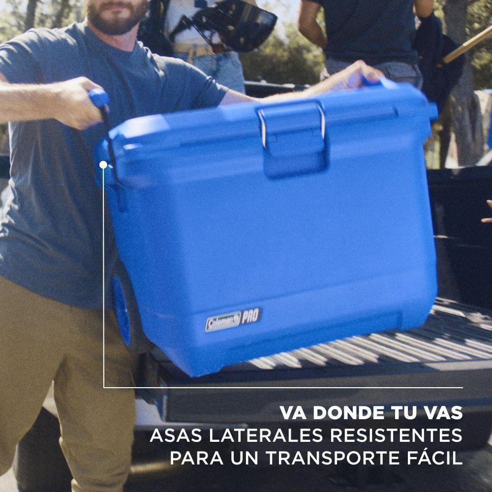 Cooler Coleman Pro Capacidad 43 Lt / 45 QT Azul-4