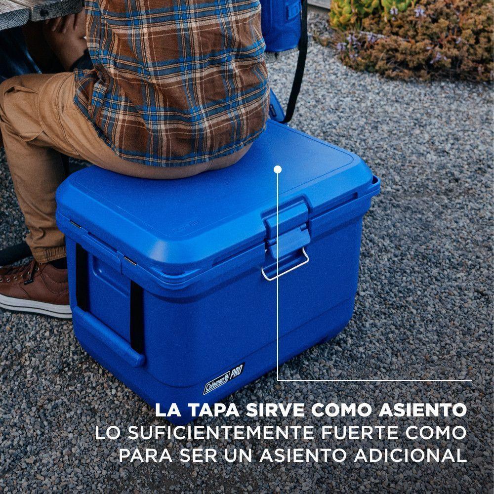 Cooler Coleman Pro Capacidad 43 Lt / 45 QT Azul-6