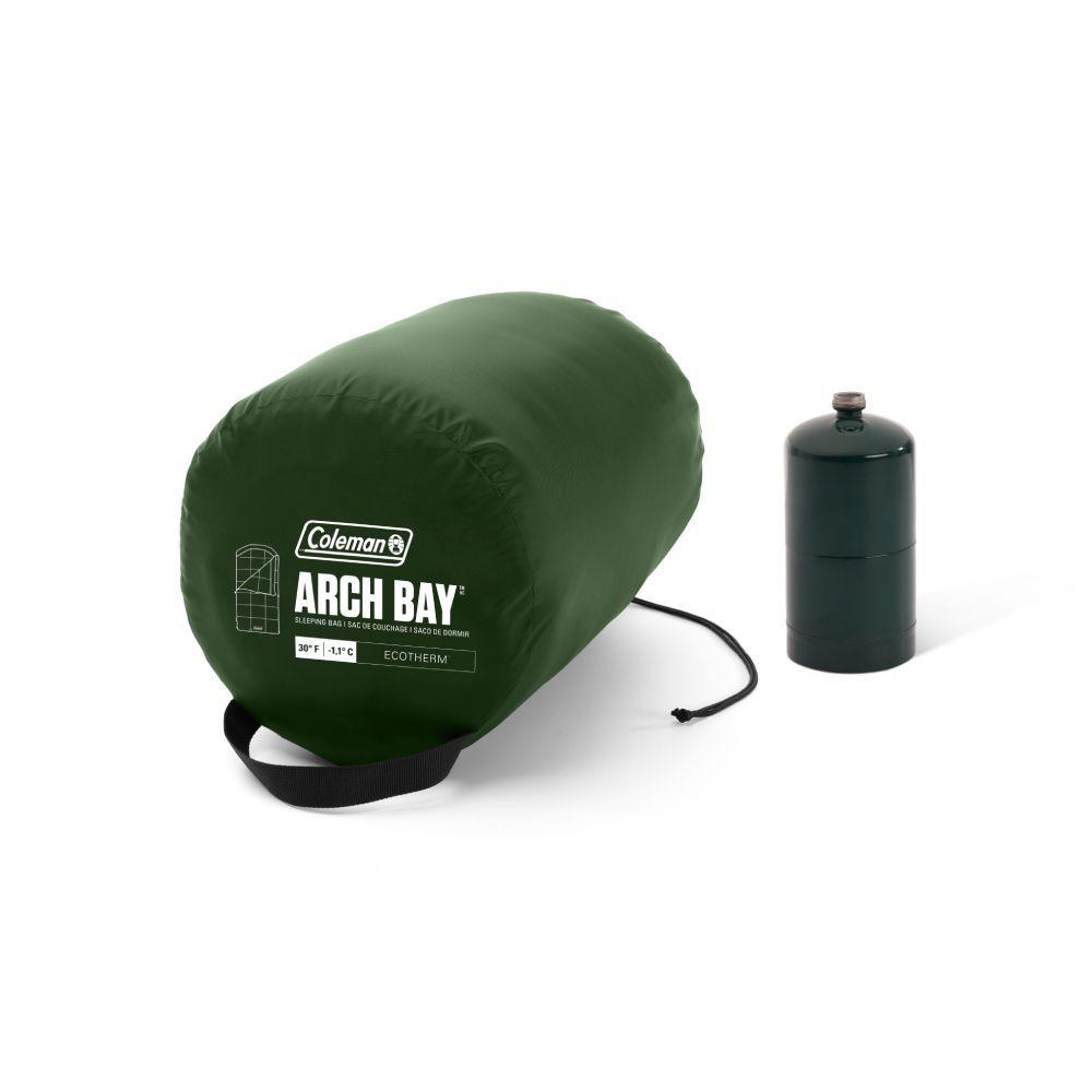 Saco de Dormir Coleman -1 Grados Arch Bay Verde-4