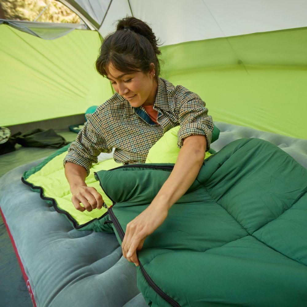 Saco de Dormir Coleman -1 Grados Arch Bay Verde-5