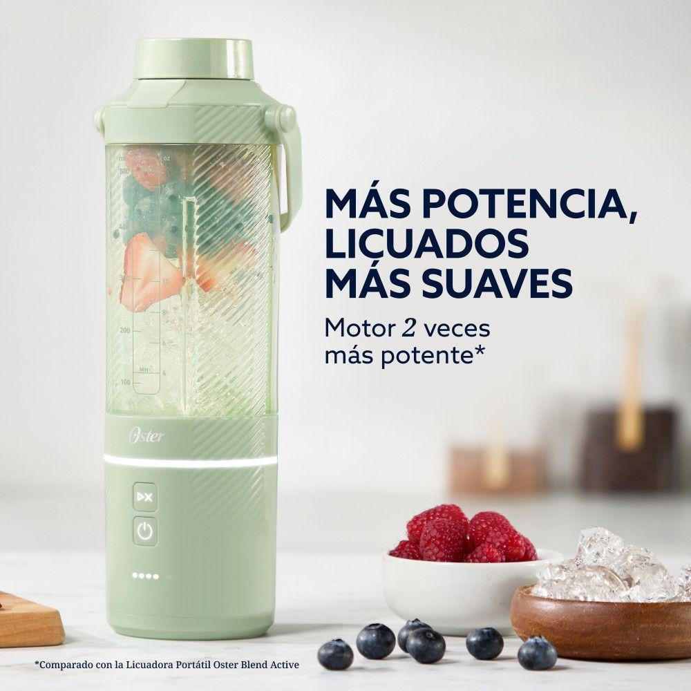Licuadora Oster Portátil 590 ml Recargable Verde Blstgfpm20-2
