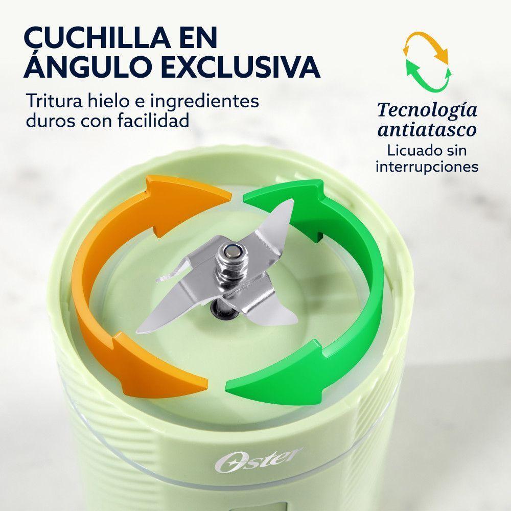 Licuadora Oster Portátil 590 ml Recargable Verde Blstgfpm20-3