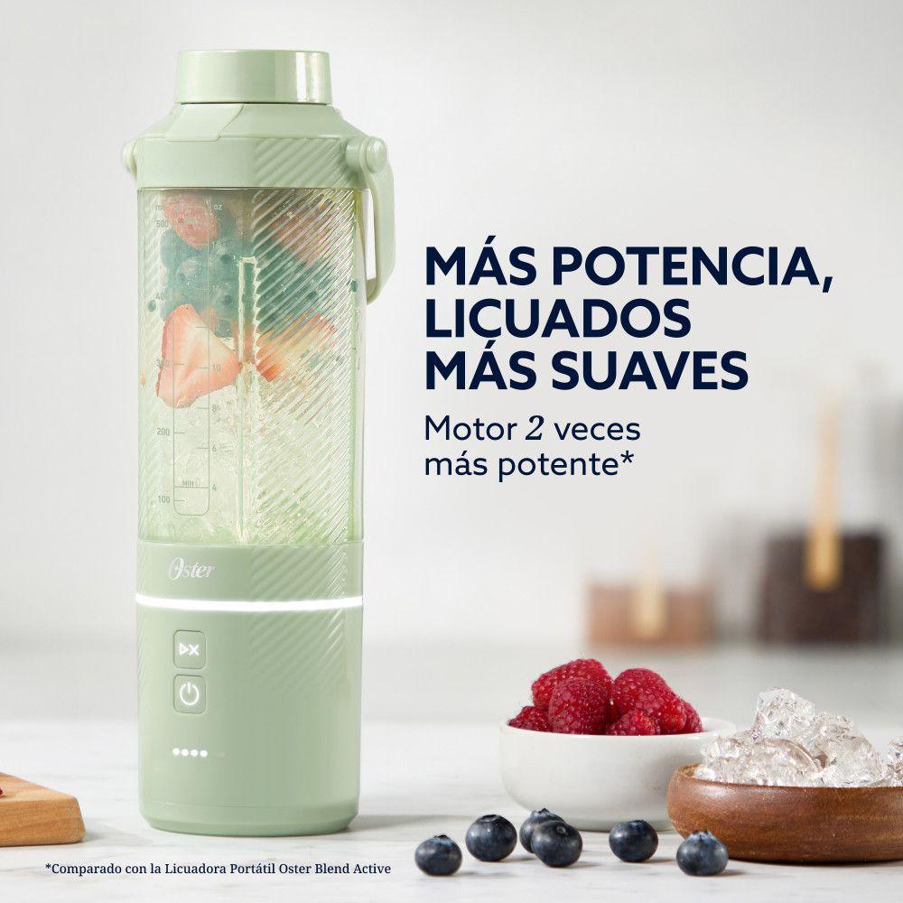 Licuadora Oster Portátil 590 ml Recargable Verde Blstgfpm20-2