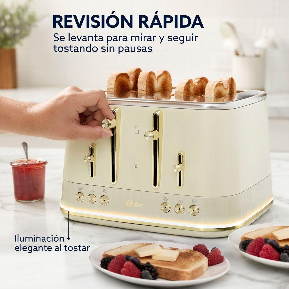 Tostador de Pan Premium Oster 4 Rebanadas TSSTMNOM4S-052-3