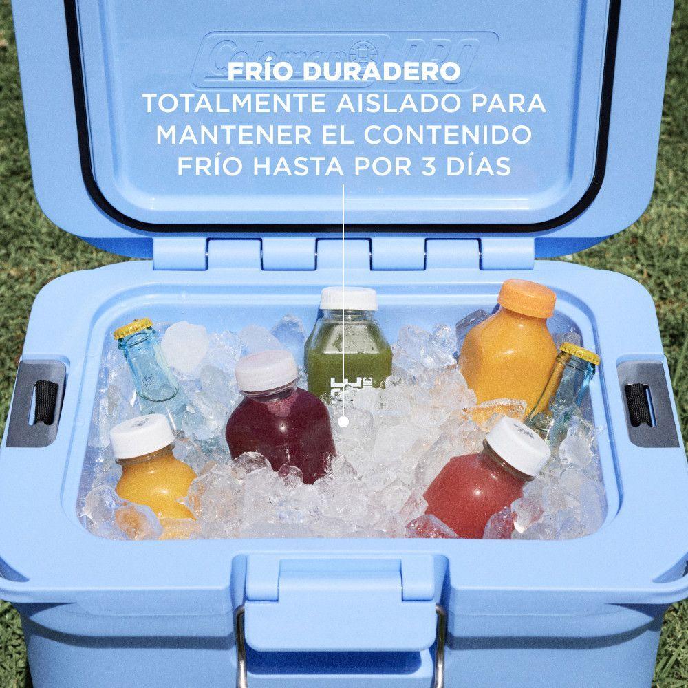 Cooler Coleman Pro Capacidad 24 Lt / 25 QT Celeste-2