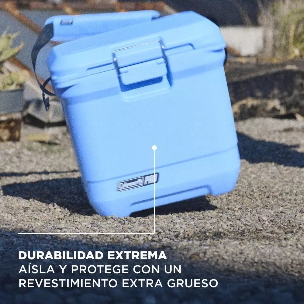 Cooler Coleman Pro Capacidad 24 Lt / 25 QT Celeste-1