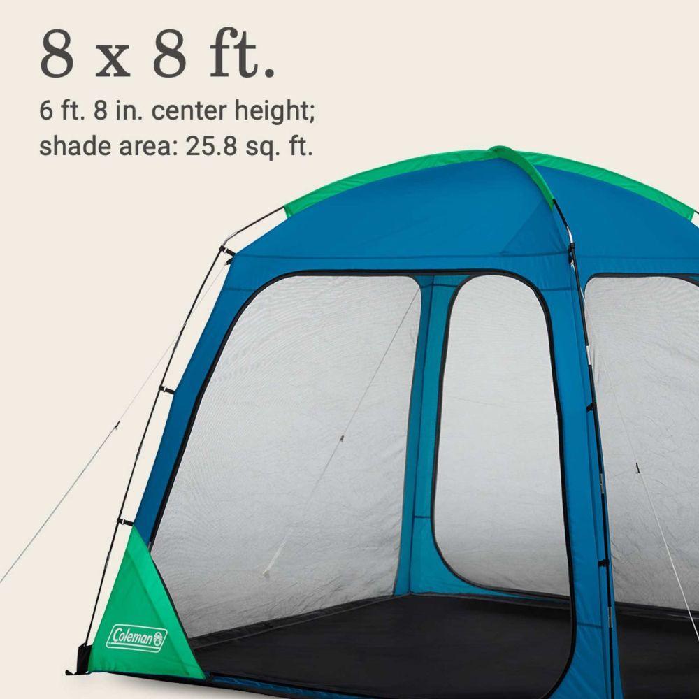 Carpa De Playa Skyshade Coleman 8x8 Pies 6 Personas Azul-5