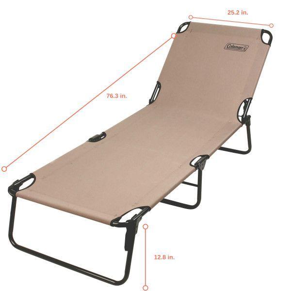 Catre y sillón con 6 posiciones reclinables y plegables Coleman®  -2