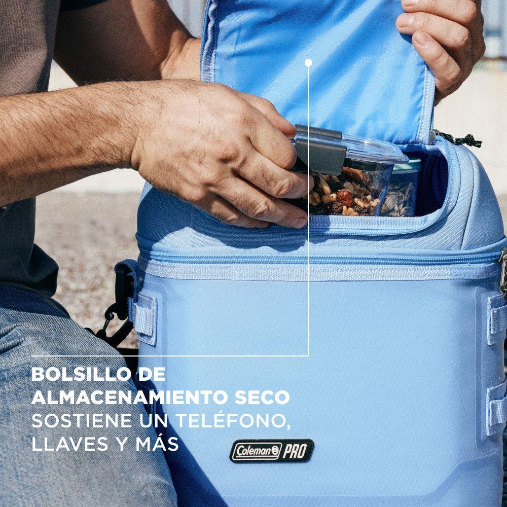 Soft Cooler Coleman Pro Portátil 16 Latas Celeste-3