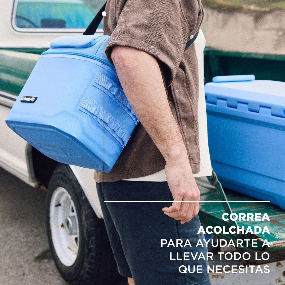 Soft Cooler Coleman Pro Portátil 16 Latas Celeste-4