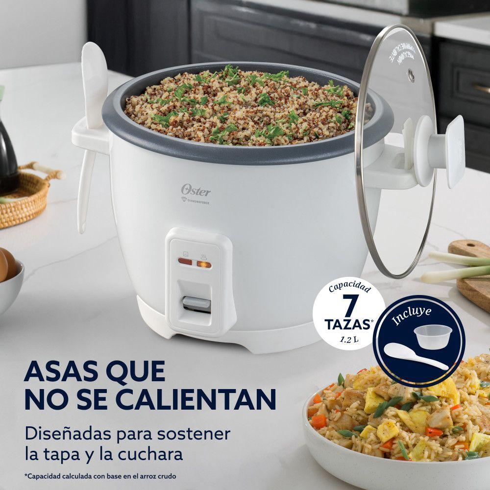 Arrocera Oster 7 Tazas Diamond Force Ckstrcb7dfwht-2