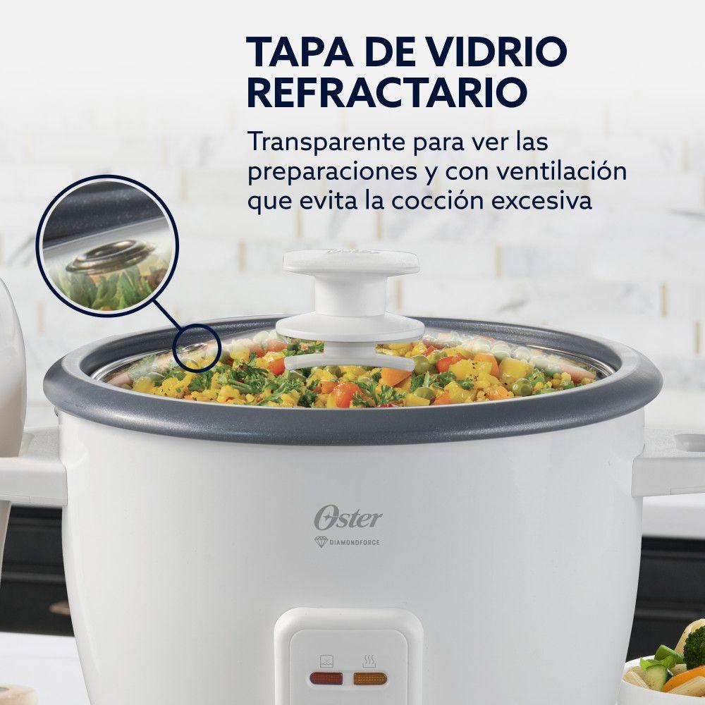 Arrocera Oster 7 Tazas Antiadherente DiamondForce CKSTRCB7DFWHT-4