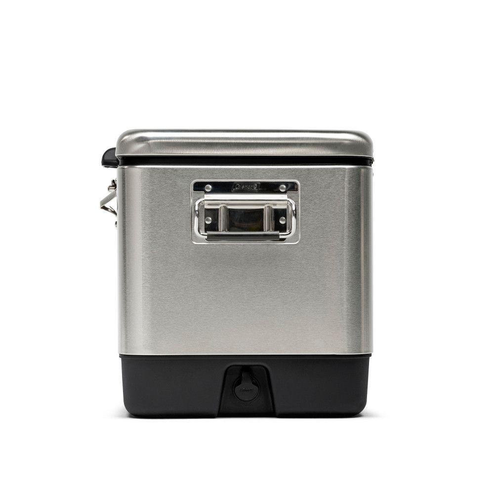 Cooler Coleman Reunion 54 Qt / 51 Lt Acero Inoxidable-2
