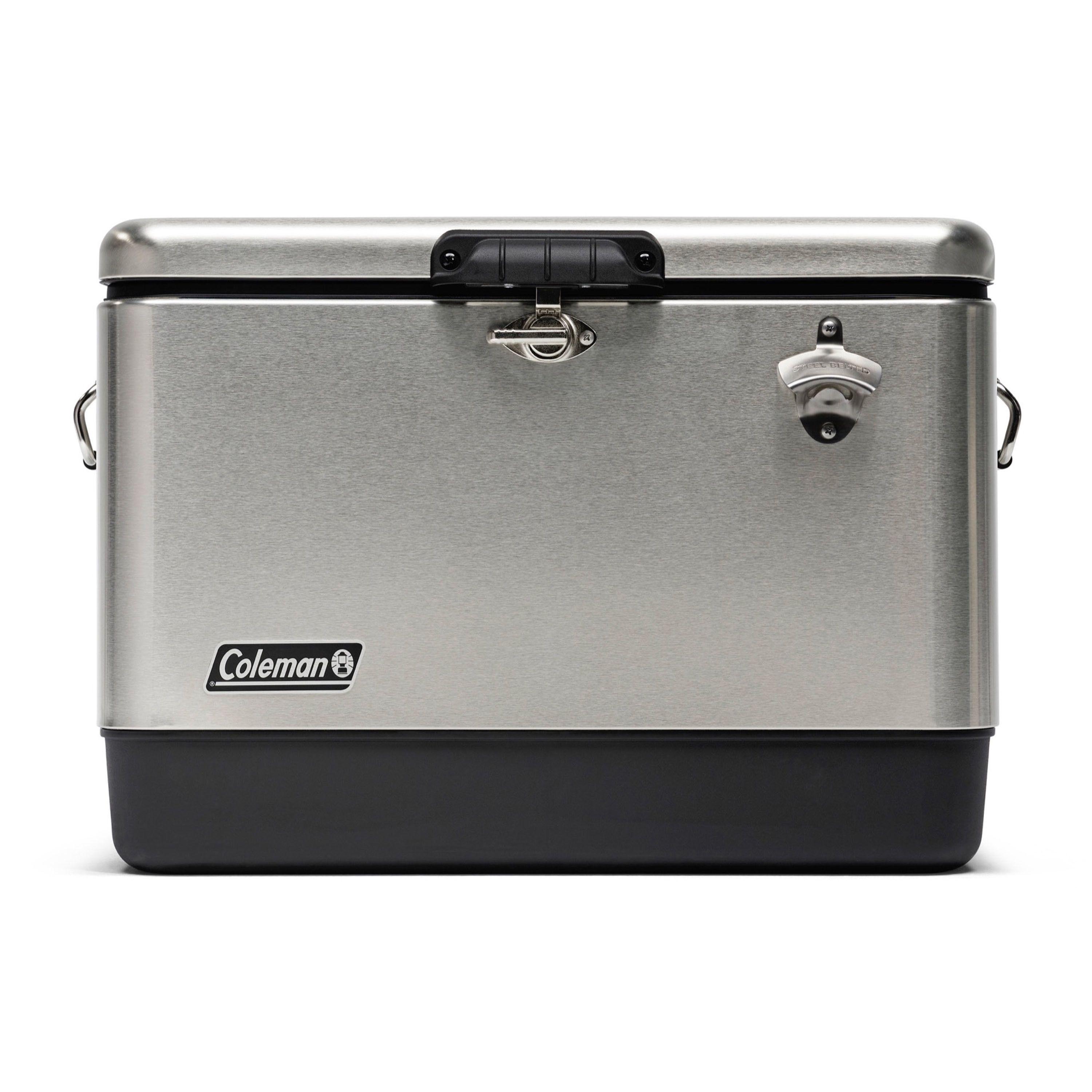 Cooler Coleman Reunion 54 Qt / 51 Lt Acero Inoxidable-1