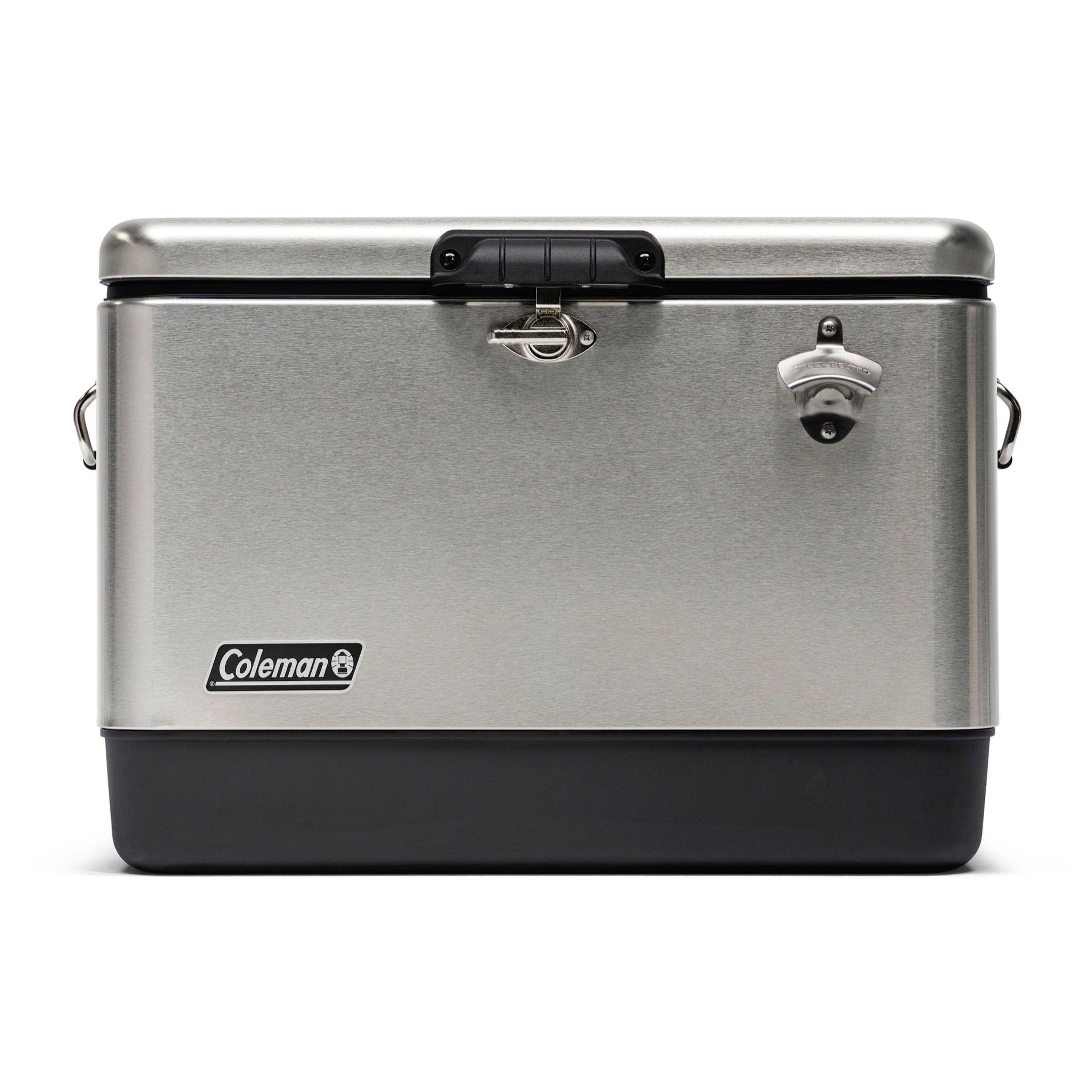 Cooler Coleman Reunion 54 Qt / 51 Lt Acero Inoxidable-3