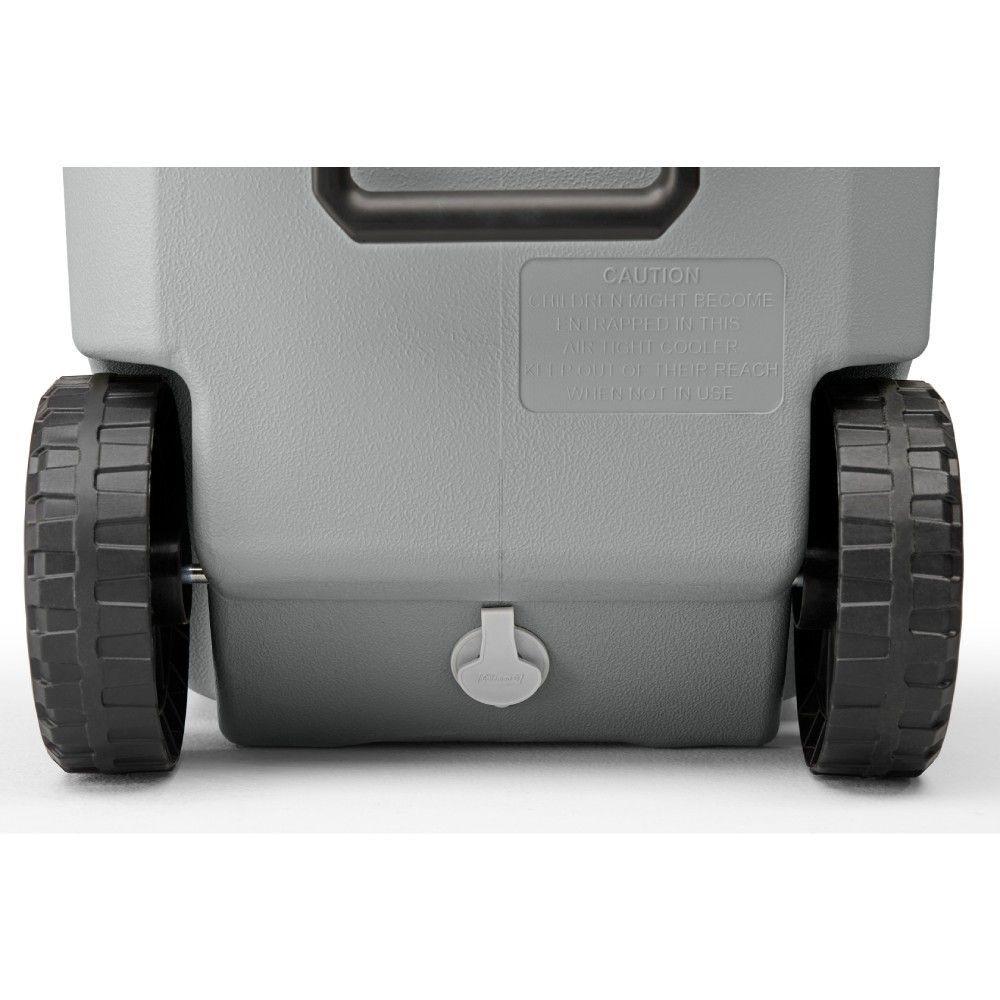 Cooler con Ruedas Coleman Rock Gris 316 62 QT / 58 Lt-3