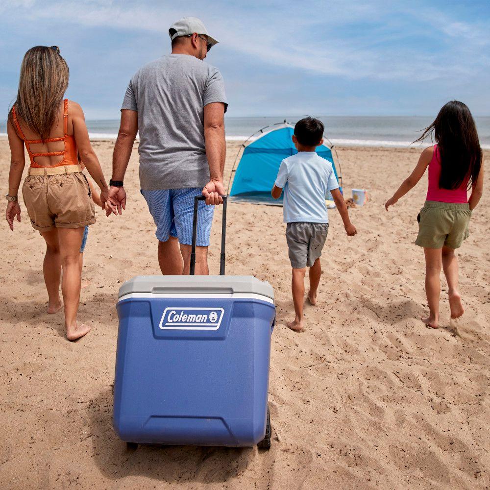 Cooler Coleman 316 con Ruedas Azul 61 Lt / 65 QT-7