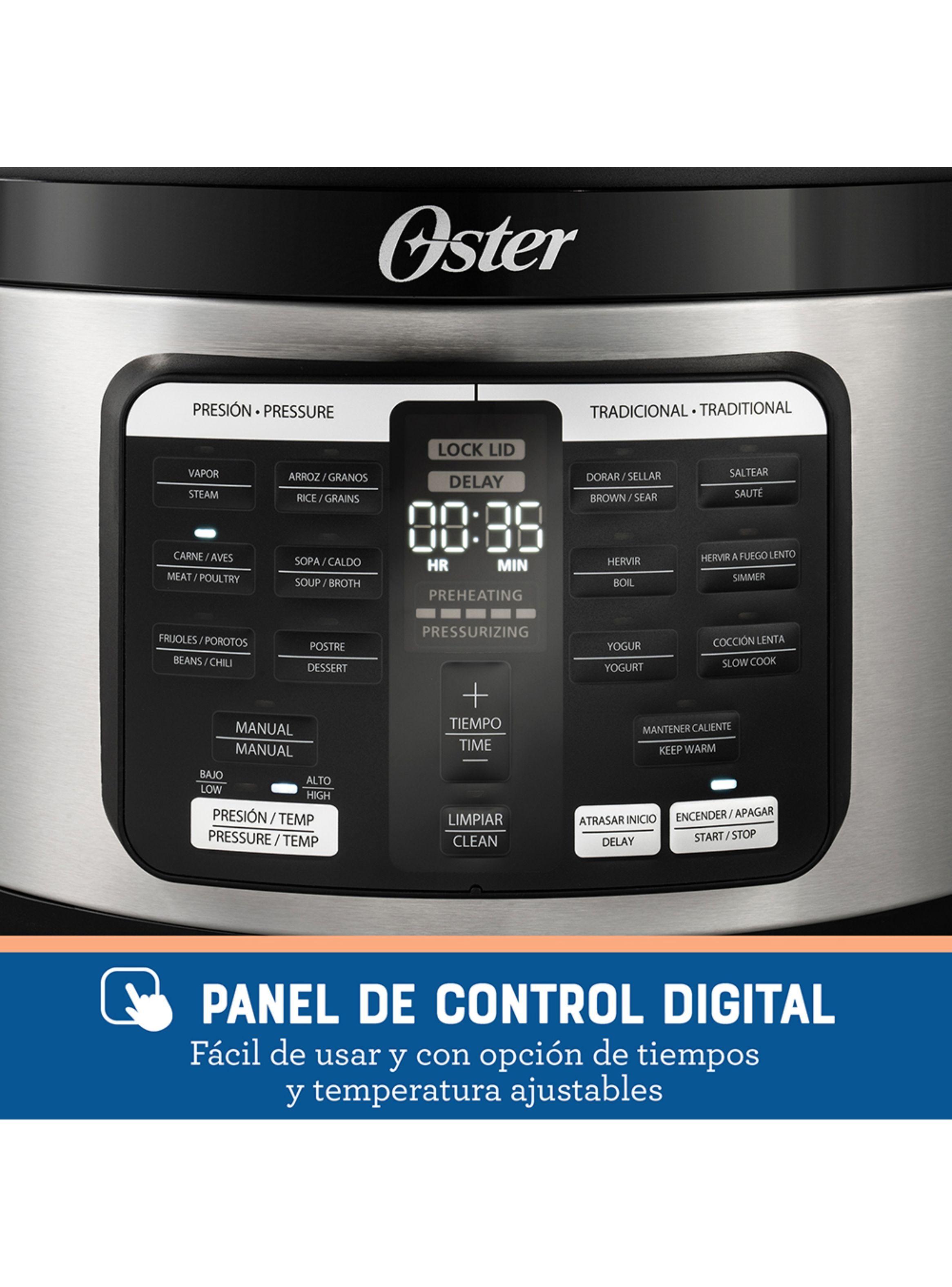 Multi-olla rápida ovalada 5.7 lt con 15 funciones Oster® CKSTPCECOV57-6