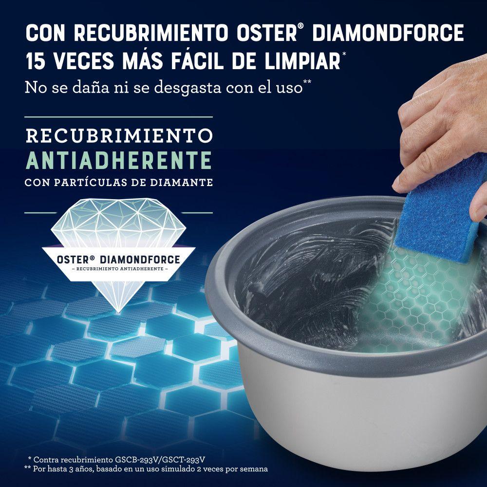 Arrocera 3 en 1 Oster 12 Tazas Diamond Force CKSTRC12DFSKE-4