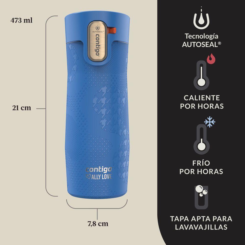 Vaso Termico Contigo Ally Love WestLoop Autoseal 473 ml Azu-3