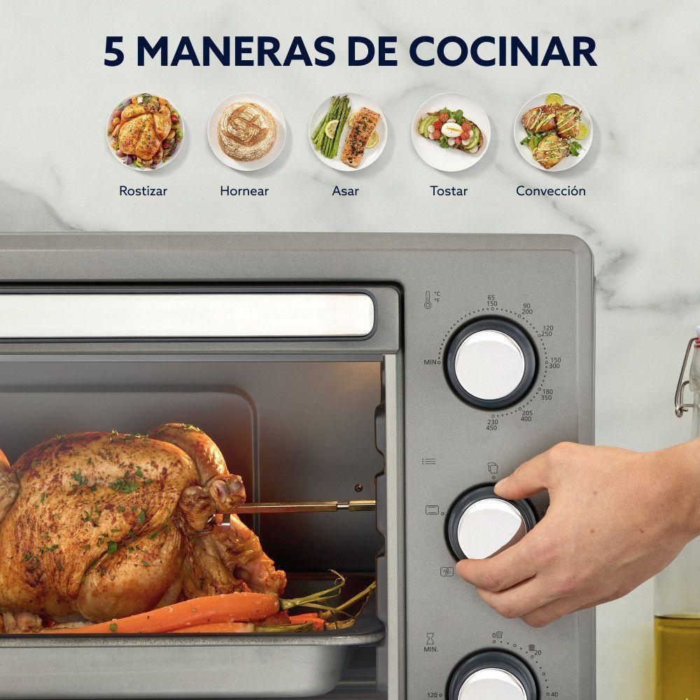 Horno Con Rotisserie Oster 60 Lt Manual Tssttv60mns-2