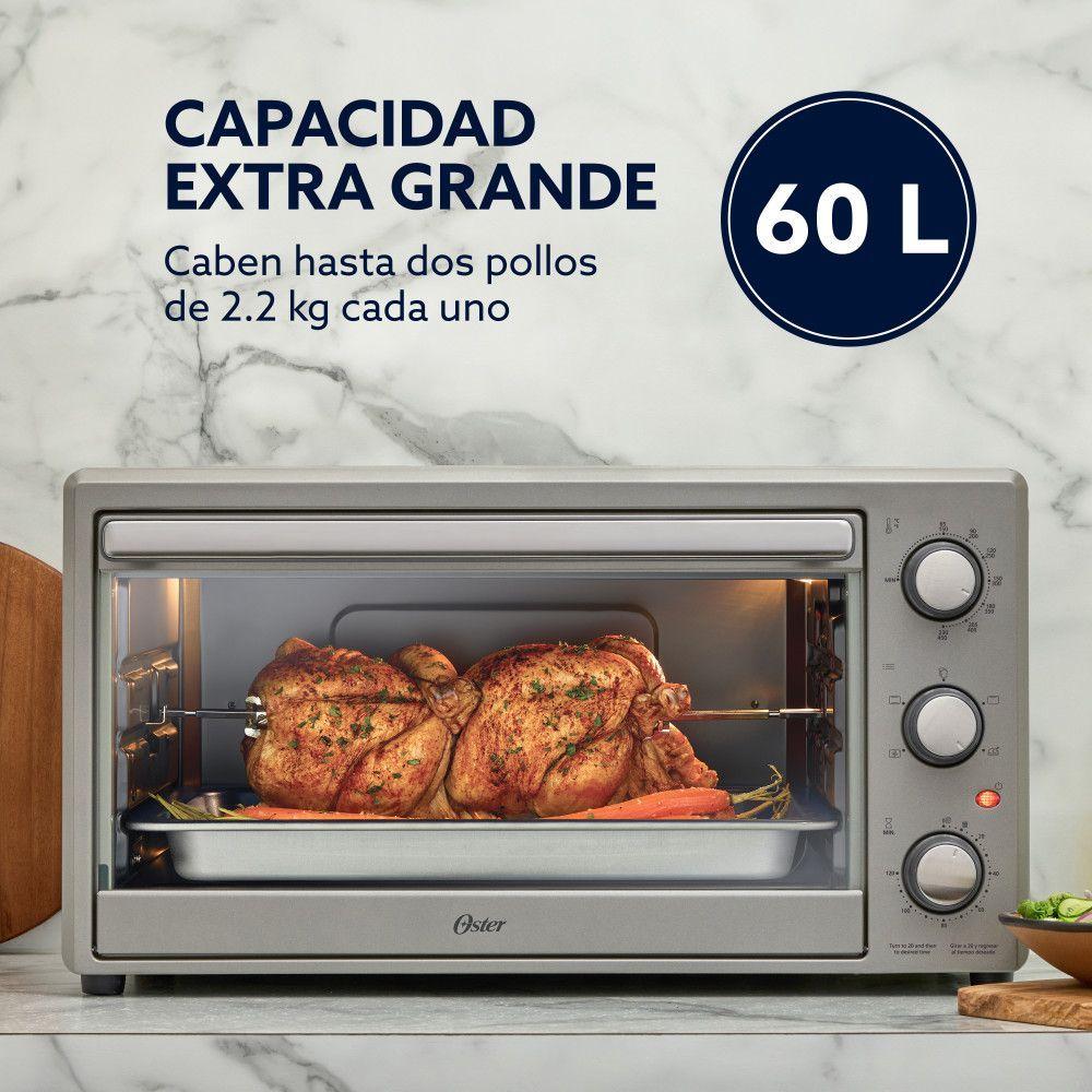 Horno Con Rotisserie Oster 60 Lt Manual Tssttv60mns-3