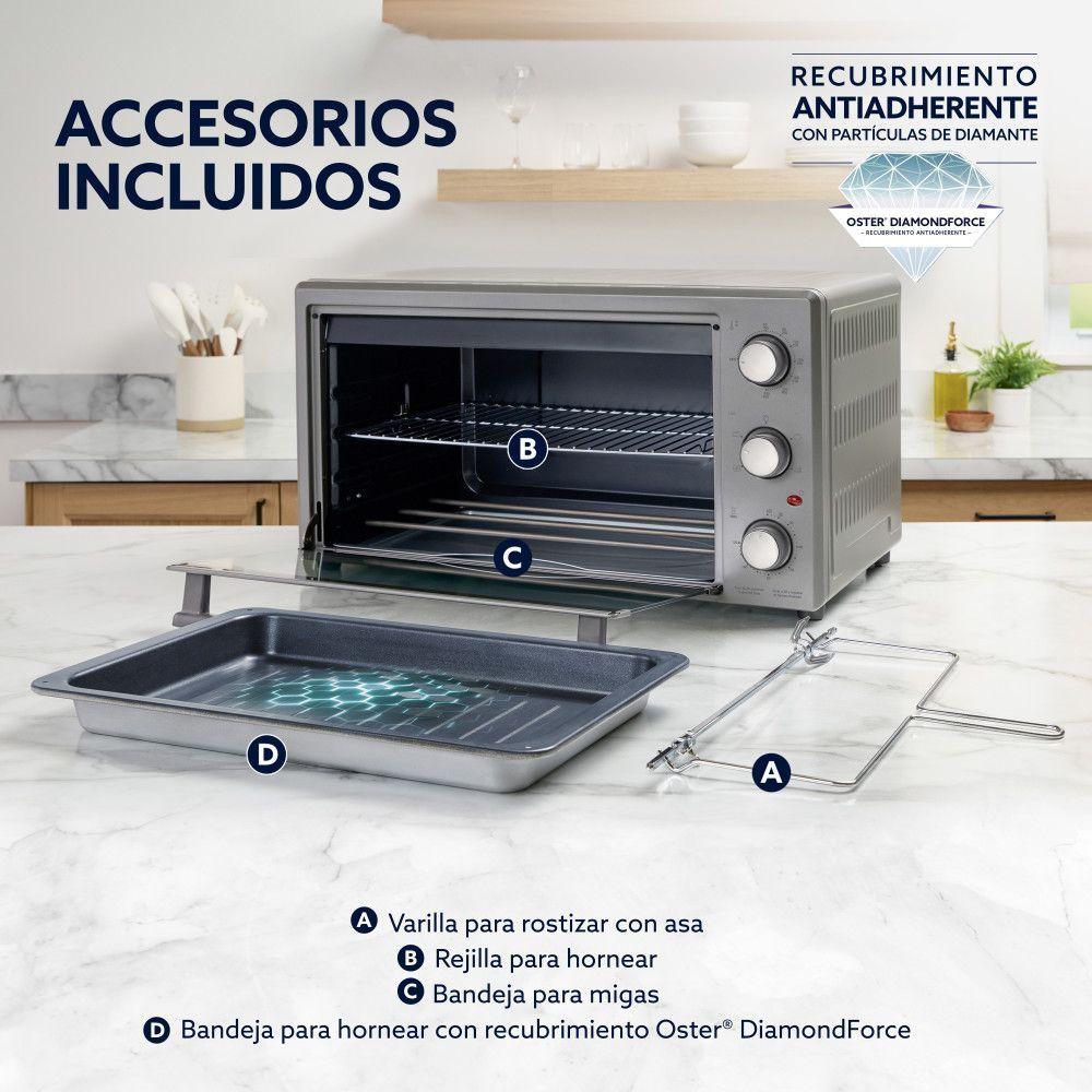 Horno Con Rotisserie Oster 60 Lt Manual Tssttv60mns-4