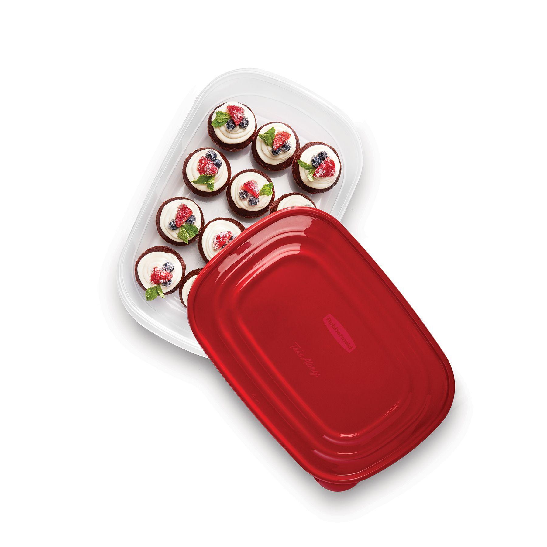 2 Contenedores Herméticos 3.7 Lt Takealongs Rubbermaid-3