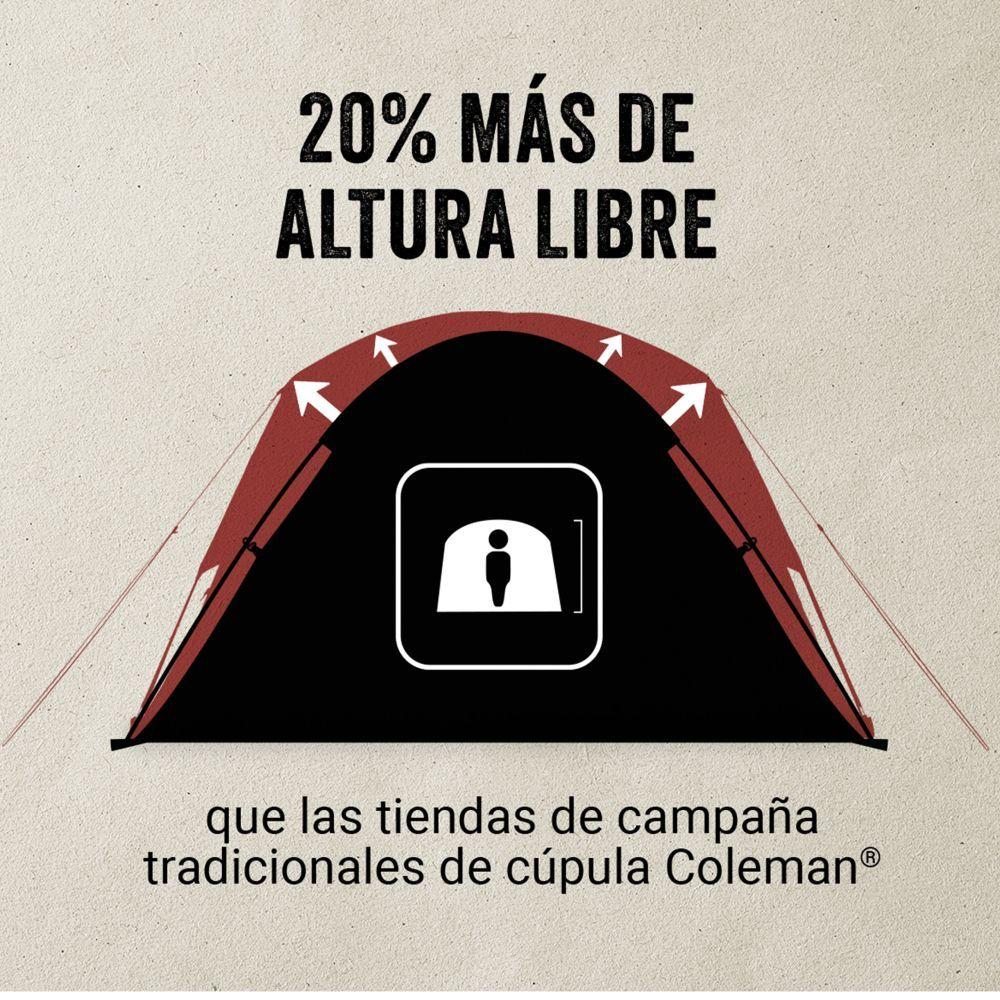 Carpa Skydome Dark Room Familiar Coleman Para 6 Personas-6