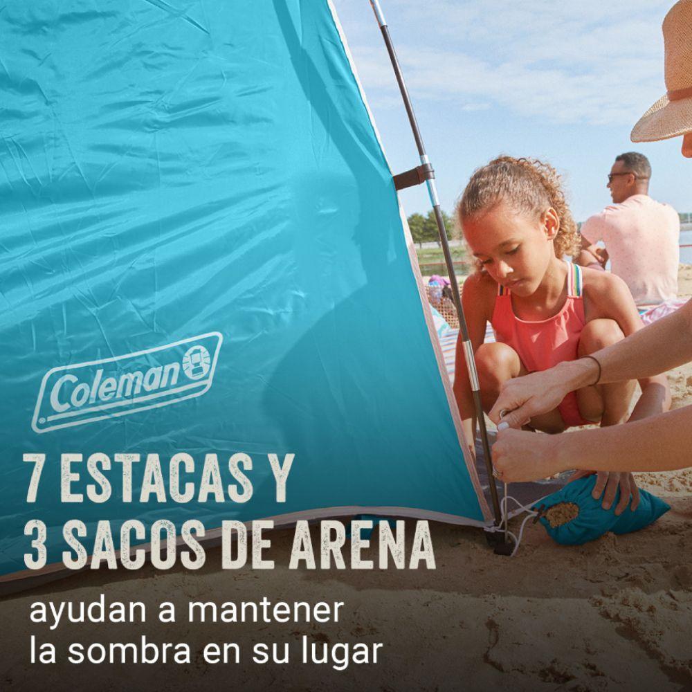 Carpa De Playa Paraviento Skyshade Coleman Sombrilla Compact-6