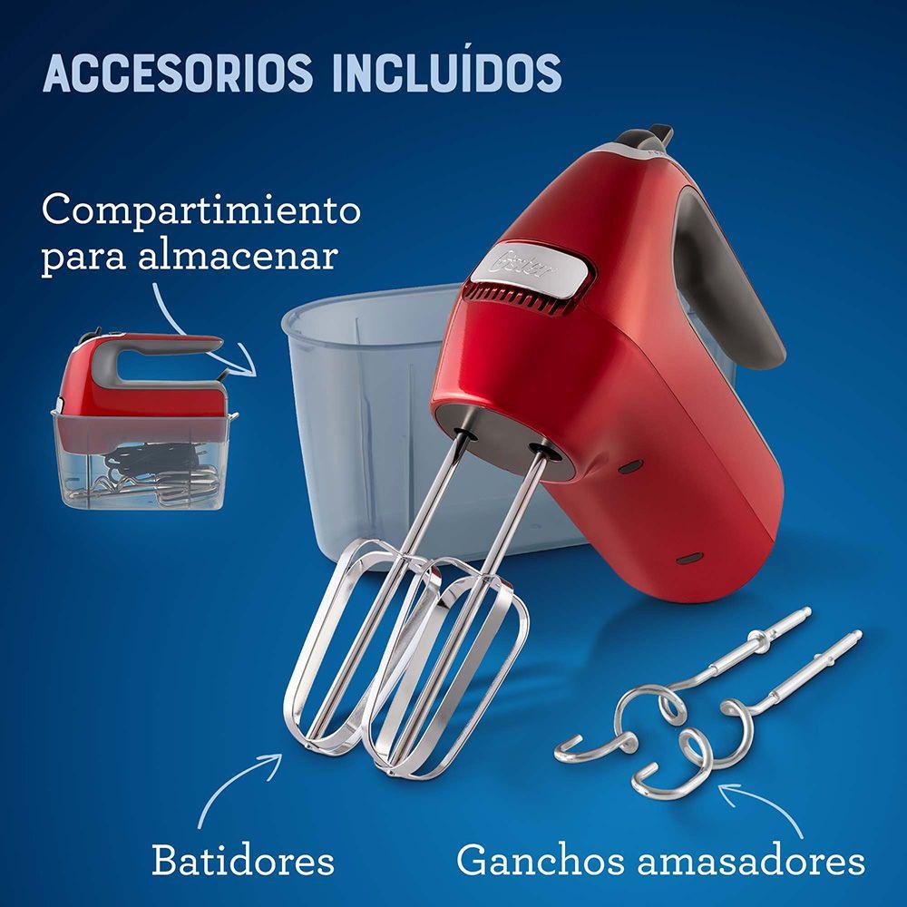 Batidora de mano Oster® 7 velocidades + función turbo FPSTHM360R-4