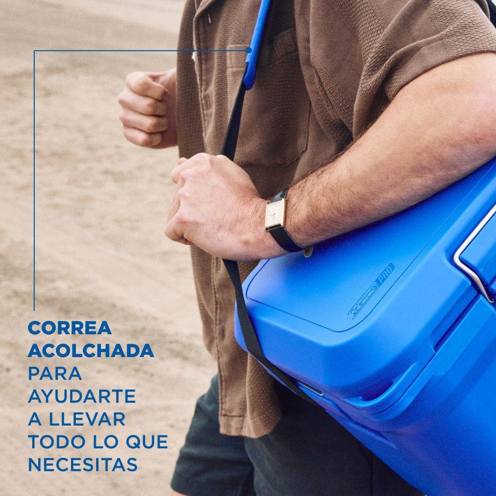 Cooler Coleman Pro Capacidad 24 Lt / 25 QT Azul-4