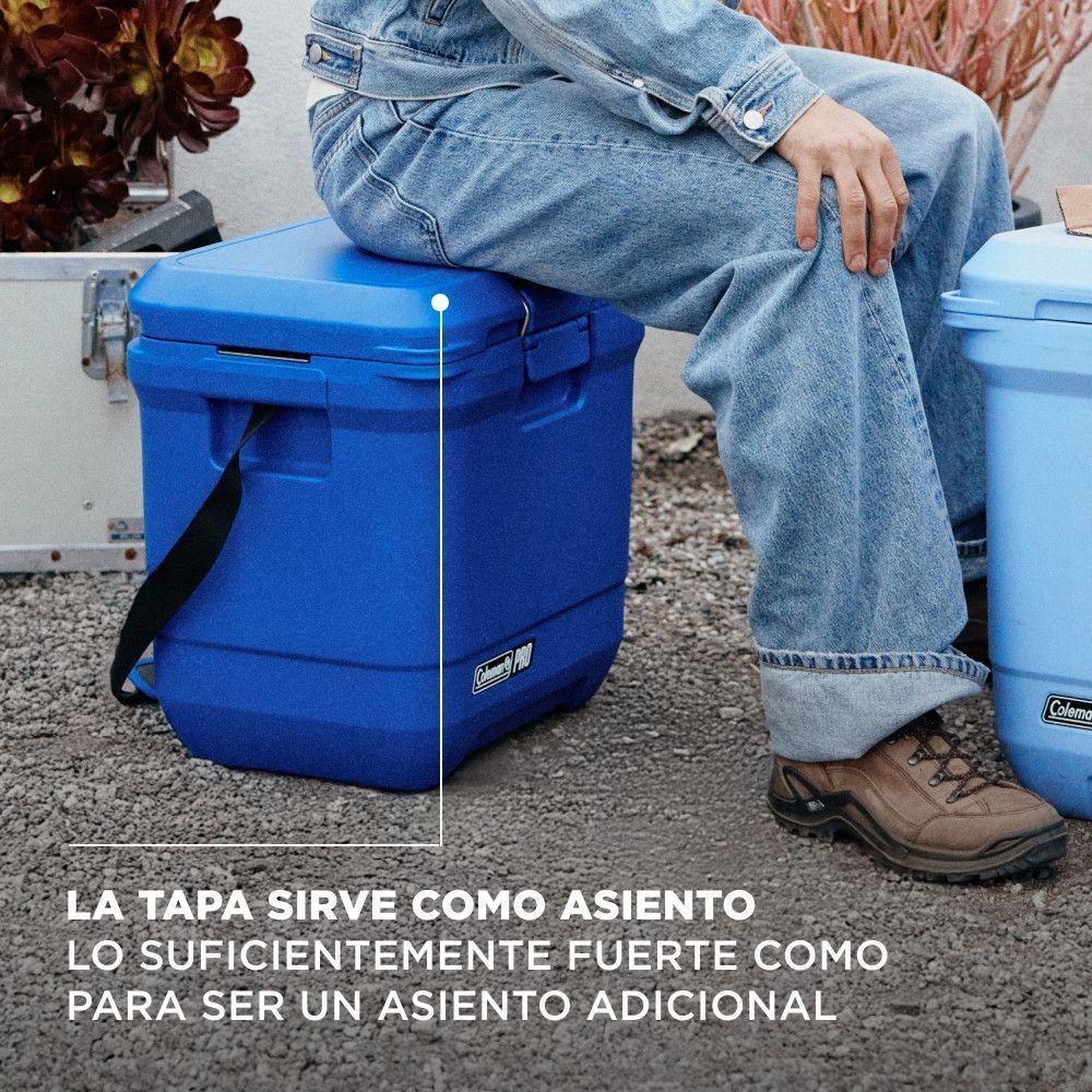 Cooler Coleman Pro Capacidad 24 Lt / 25 QT Azul-6