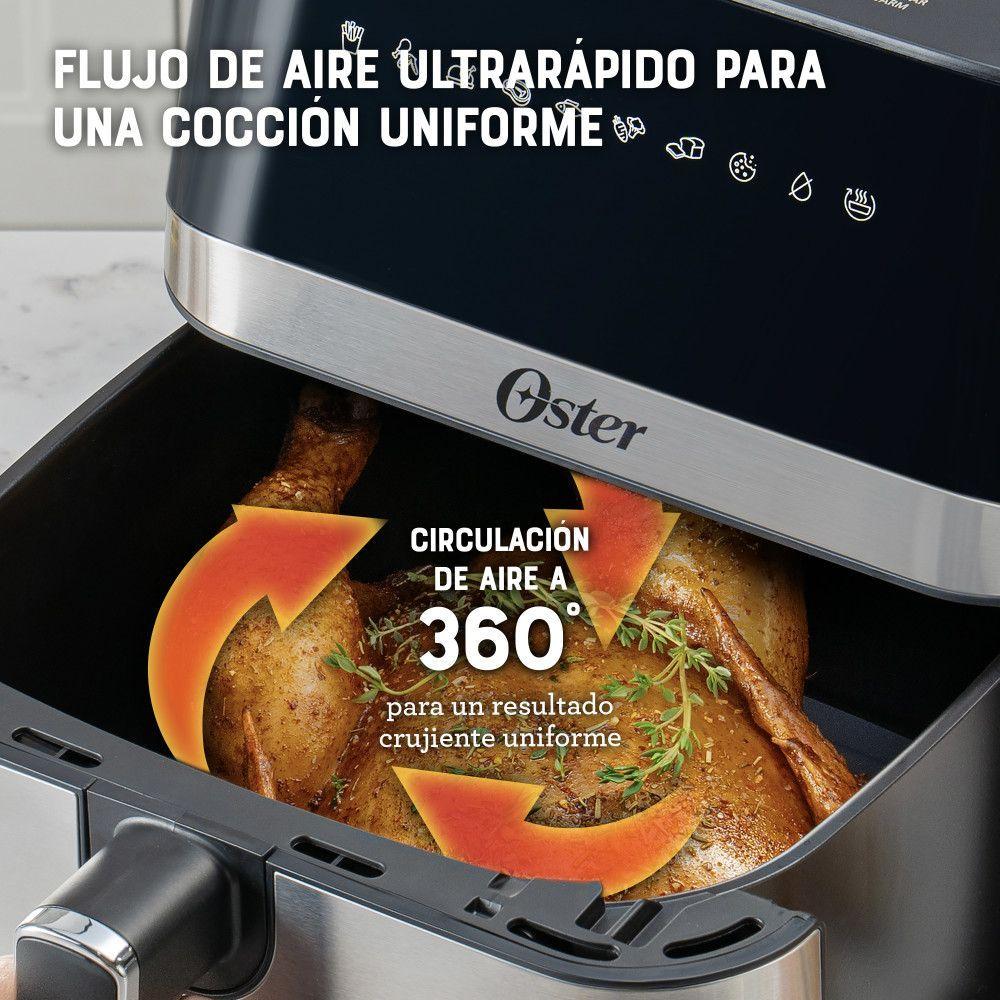 Freidora de Aire Digital 7.5 L Oster DiamondForce 10 Programas CKSTAF75DSSDF-4