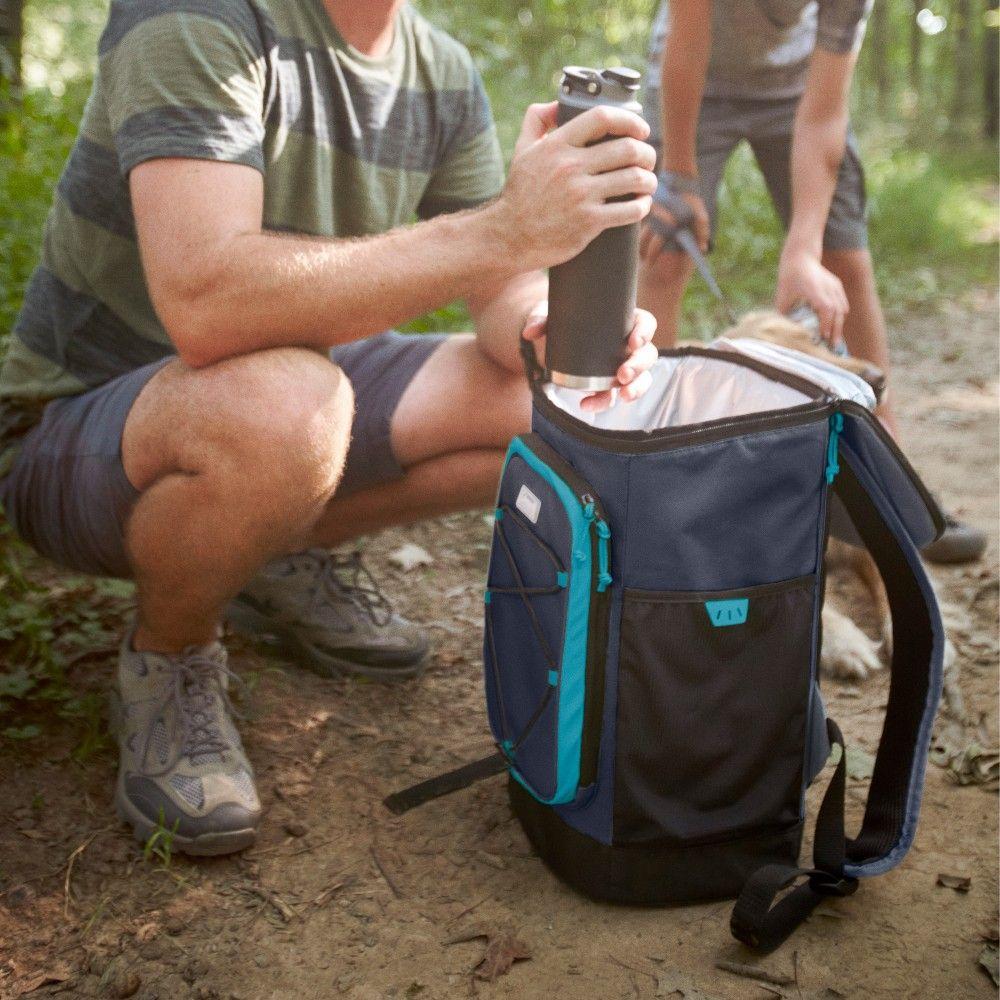 Soft Cooler Xpands Coleman Capacidad 30 Latas Azul-6