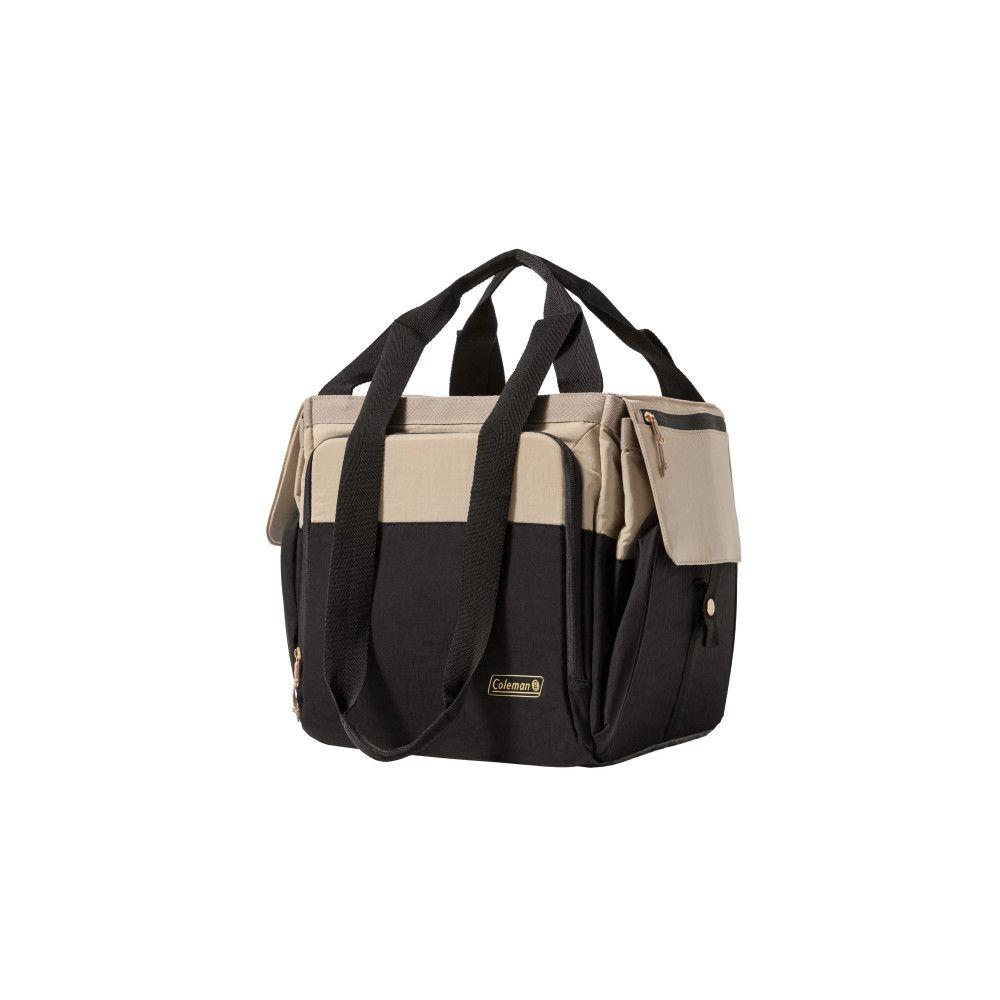 Mochila Térmica Now Coleman® 24 latas Negro y Beige-2