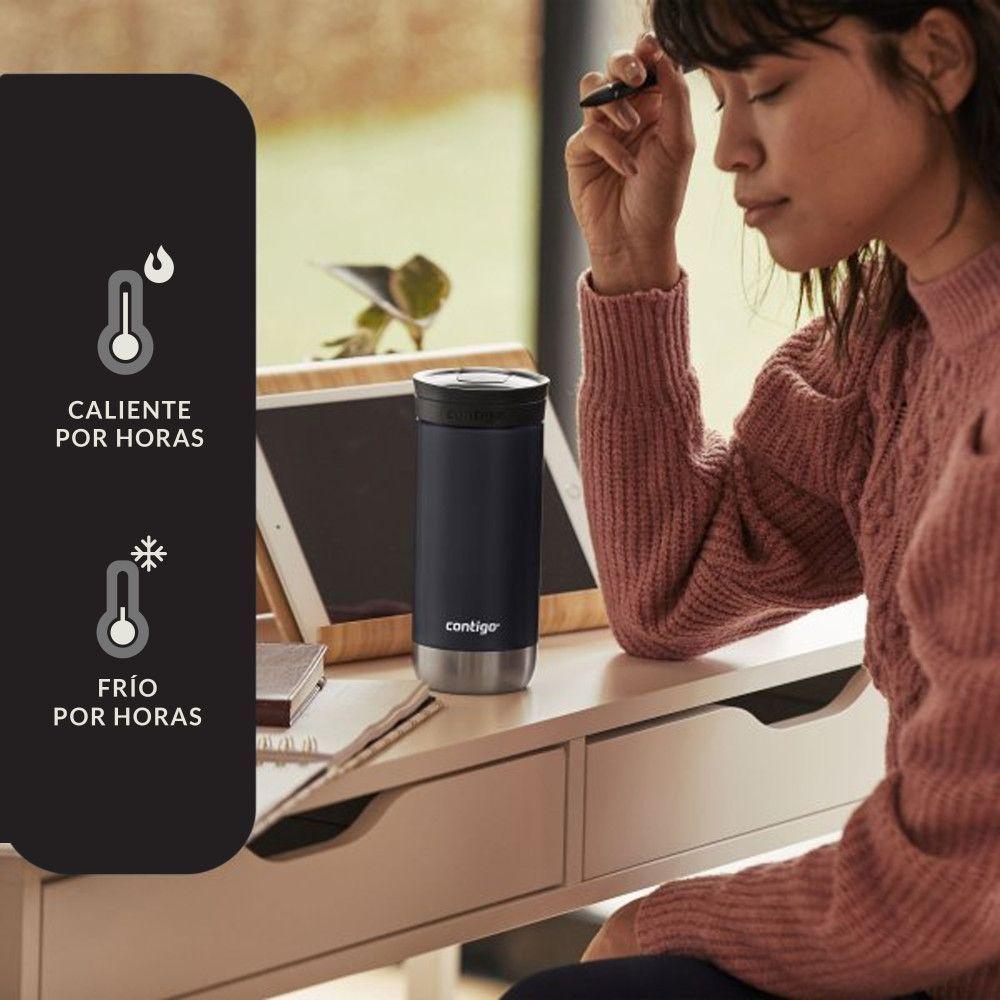 Vaso Termico Contigo Huron 2.0 SnapSeal 473 ml Negro-2