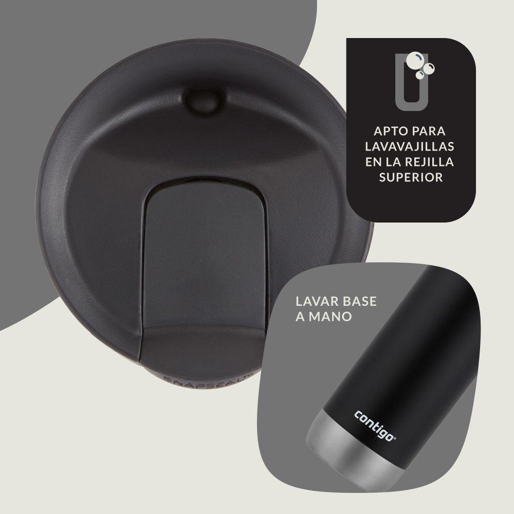 Vaso Termico Contigo Huron 2.0 SnapSeal 473 ml Negro-4