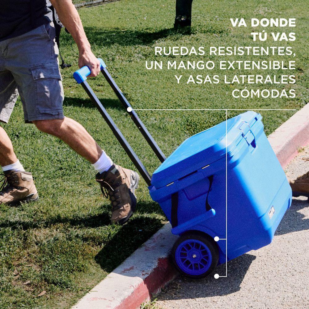 Cooler Coleman Pro Capacidad 52 Lt / 55 QT Azul-4