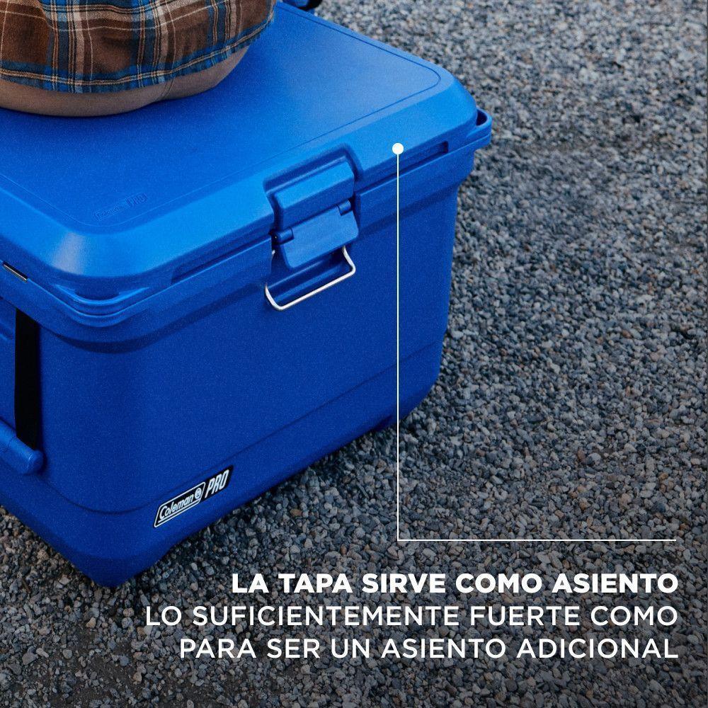 Cooler Coleman Pro Capacidad 52 Lt / 55 QT Azul-6