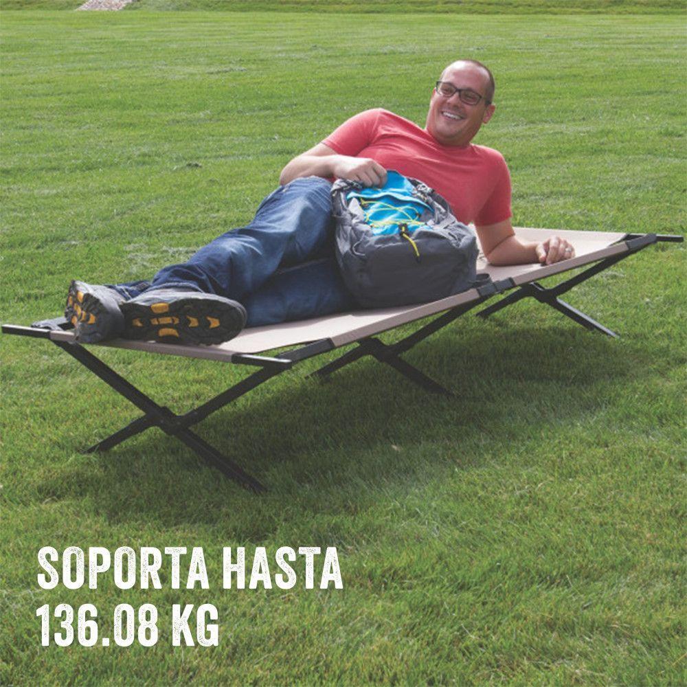 Cama de Camping Trailhead Single Coleman Beige y Negro-2