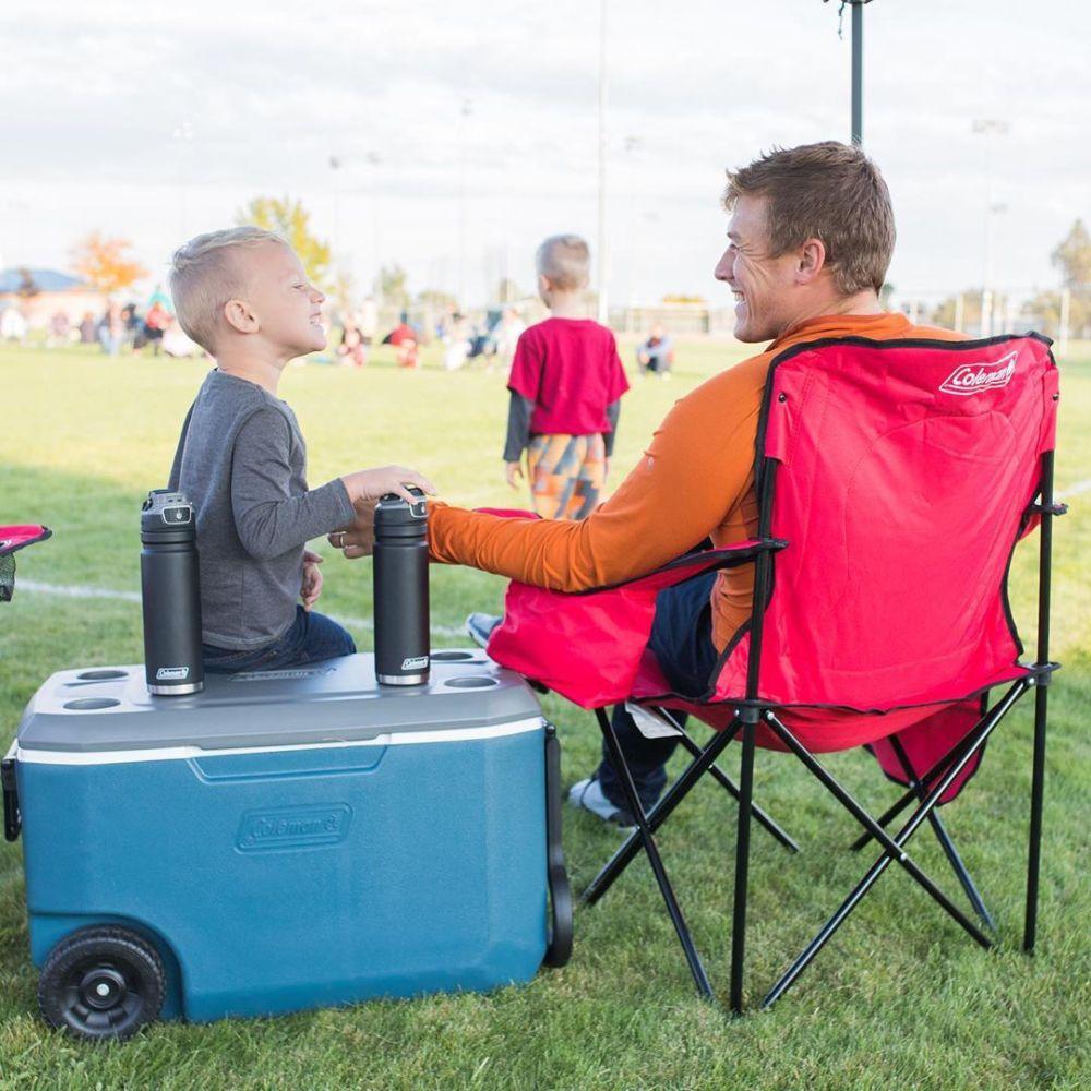 Silla Plegable Cooler Quad Coleman® Rojo-2