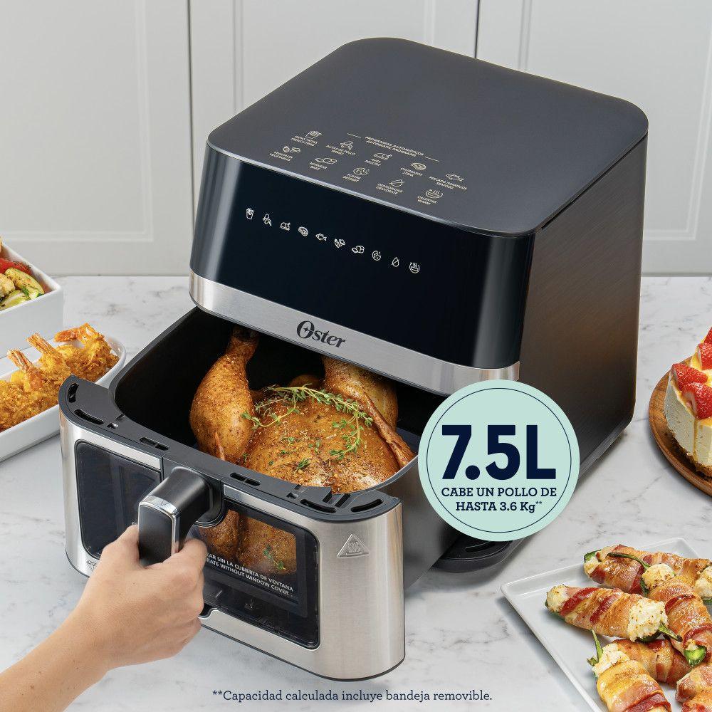 Freidora de Aire Digital 7.5L Oster 10 Programas CKSTAF75WDSSDF-2