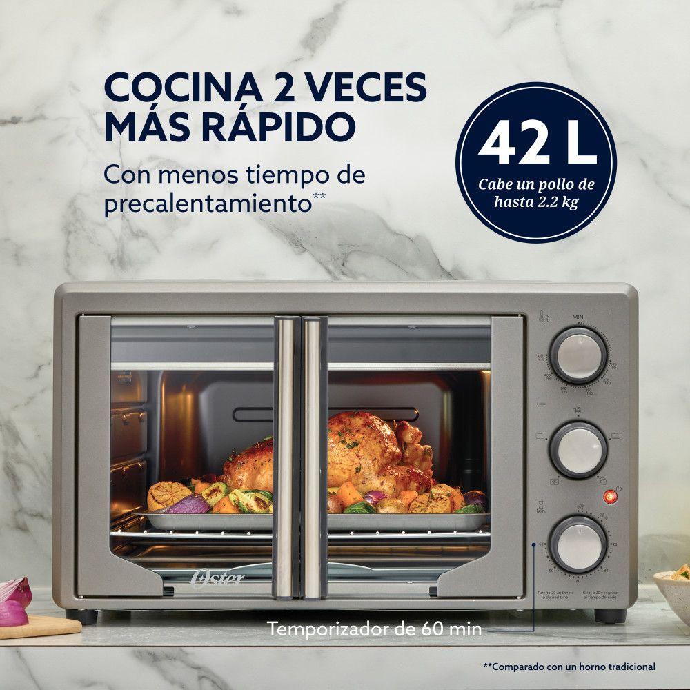 Horno Con Freidora Aire Oster 42 Lt Manual Tssttv42fdmafns-3