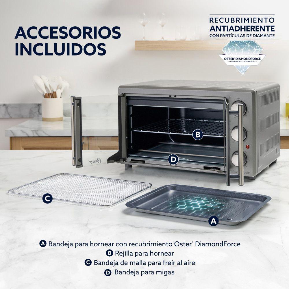 Horno Con Freidora Aire Oster 42 Lt Manual Tssttv42fdmafns-4