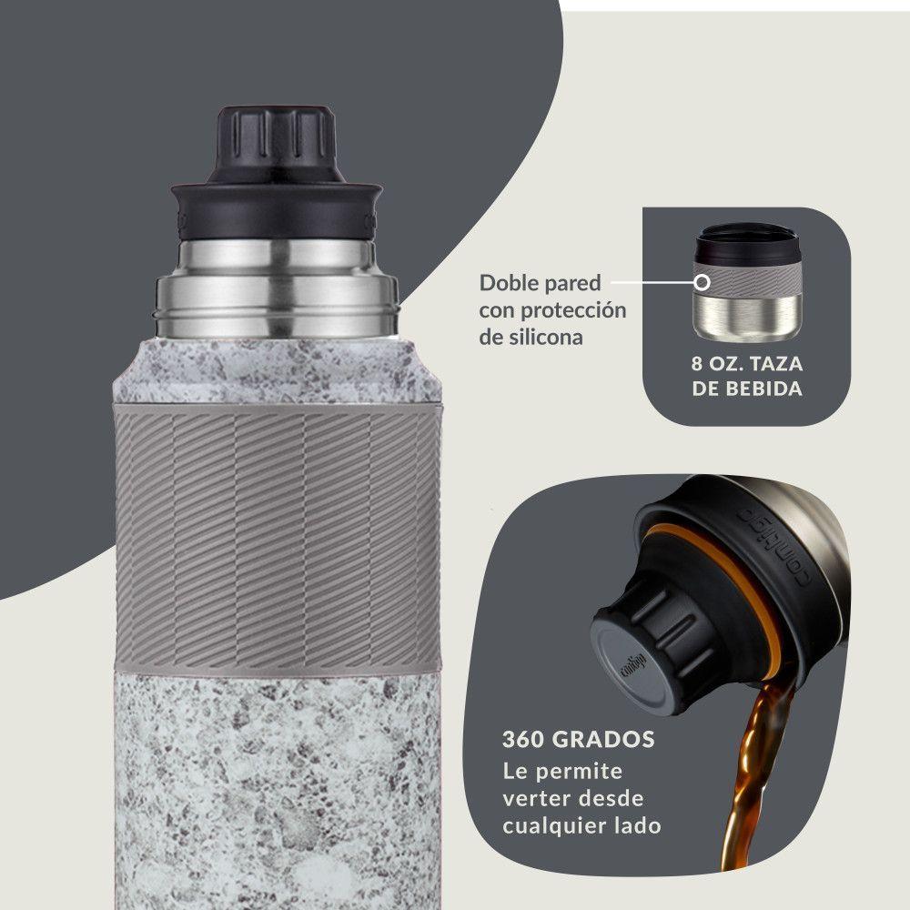 Termo al vacío Thermalock Blanco Granito Contigo® 1.2 Lt-4