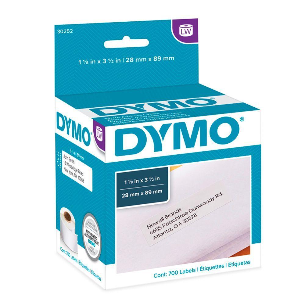 350 Etiquetas Dymo 2 Rollos 89x26mm-0