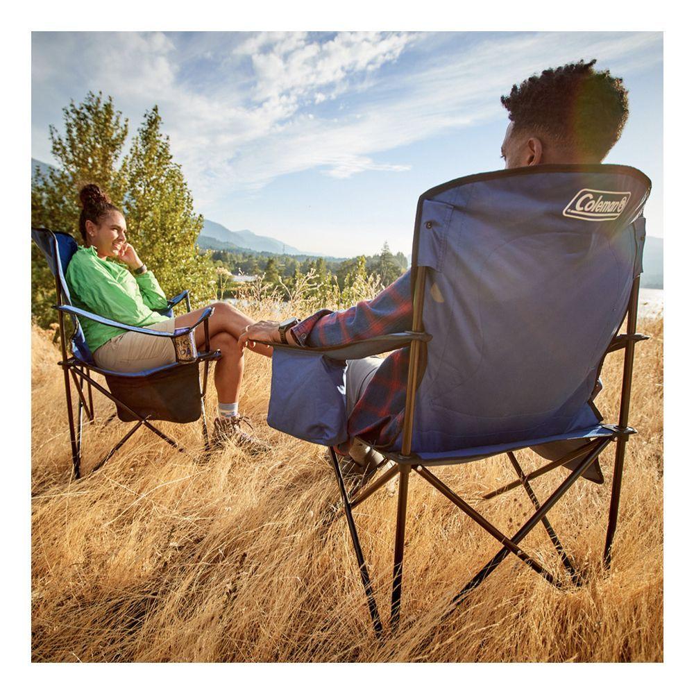 Silla Plegable Cooler Quad Coleman® Azul-2