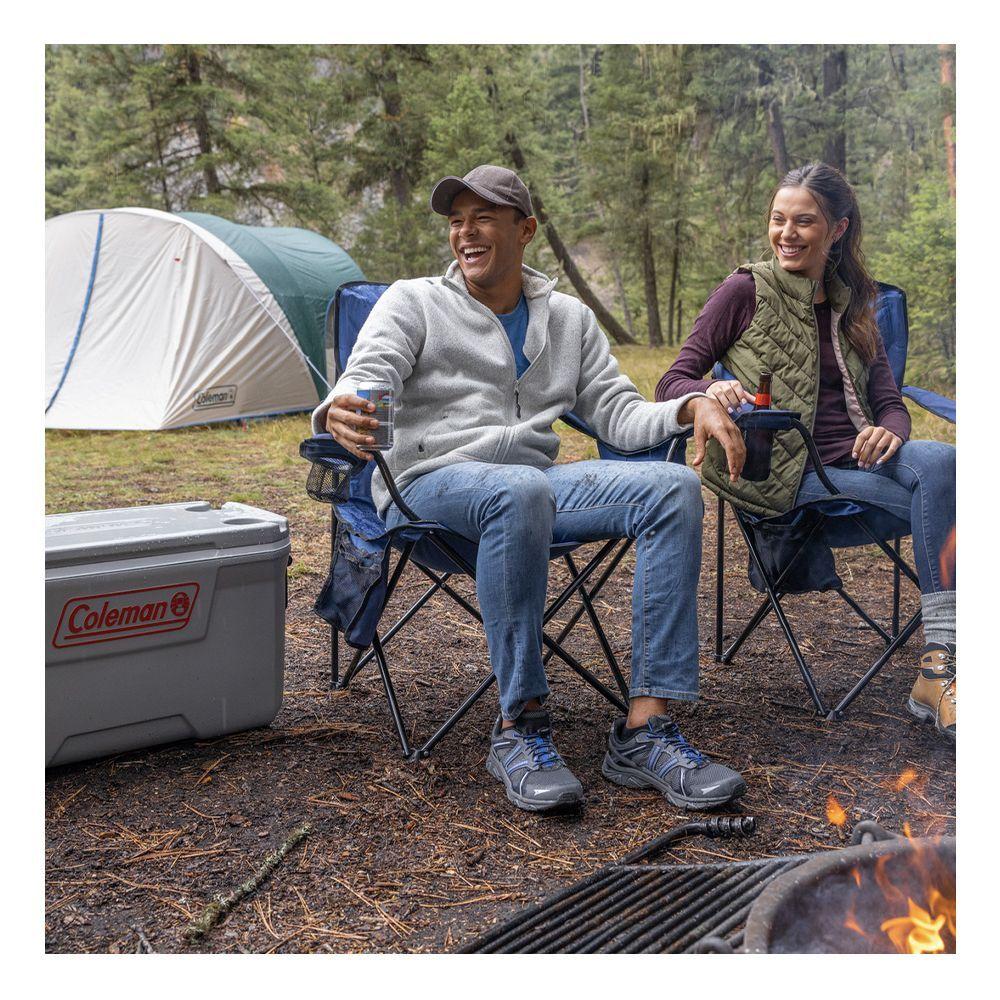 Silla Plegable Cooler Quad Coleman® Azul-1