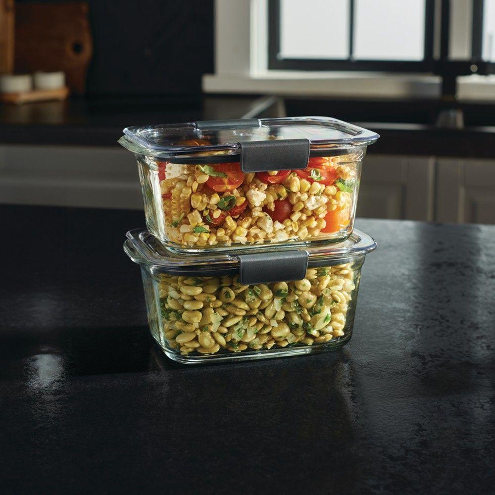 Contenedor de Alimentos hermético de vidrio Rubbermaid Brilliance 1.1 Lt-3